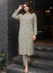 Long Kurti with Trouser Cheetah - Image 2
