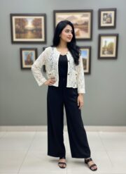 Jacket Style Co-Ord Set Black - Image 2