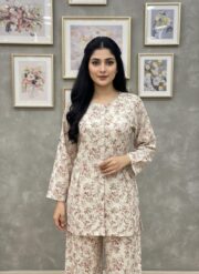 2 Piece Co-ord Set Dress White - Image 2
